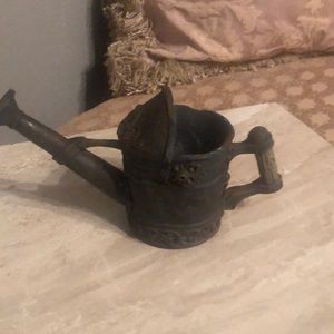SOLD Vintage ceramic watering can home accent decor